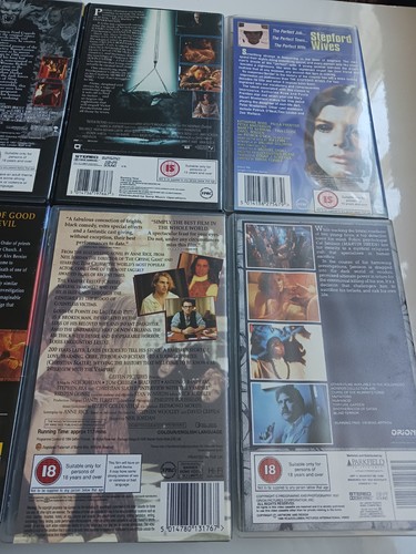 VHS Horror Bundle x6 Dracula Vampire Frankenstein Sin Eater Believers Stepford - Imagen 6 de 13