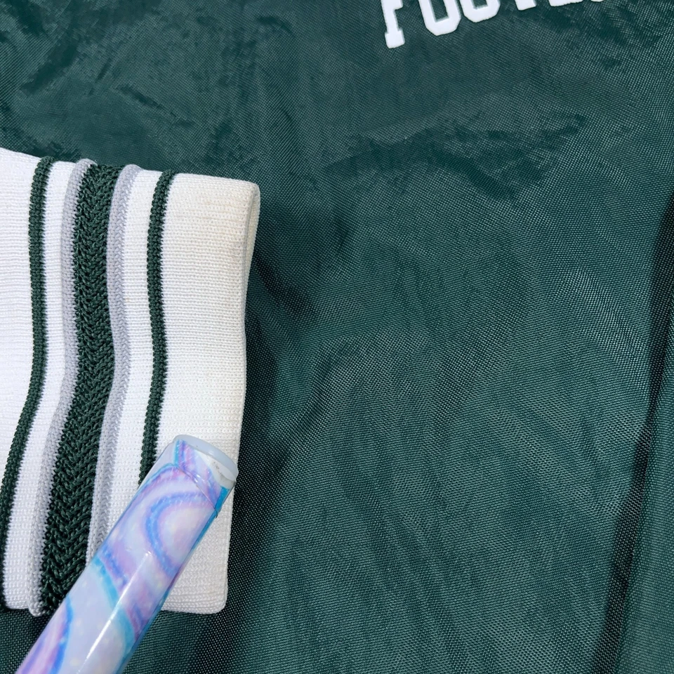 Chaqueta cortavientos suéter vintage Marshall Thundering Herd para hombre XXL 2XL 90 * Foto 4 de 4