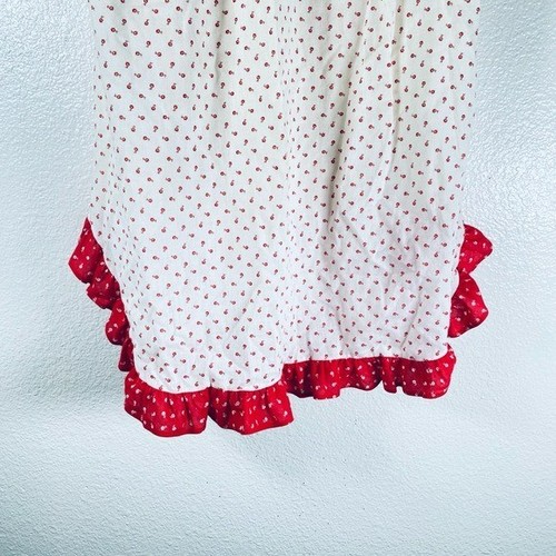 Juego de pijama vintage con volantes a lunares - rojo y blanco - Imagen 9 de 12