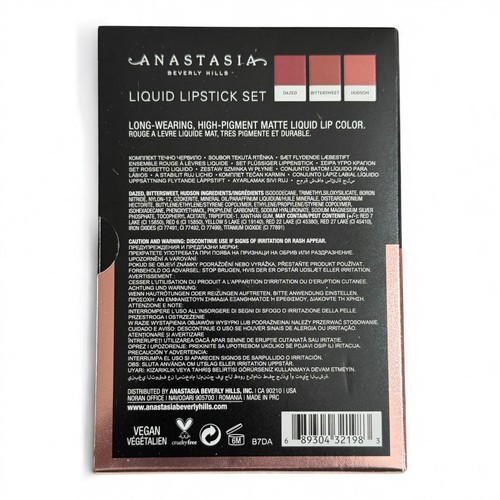 Anastasia Beverly Hills Liquid Lipstick Set Dazed Hudson Bittersweet 2.3g/0.08oz - Picture 3 of 4