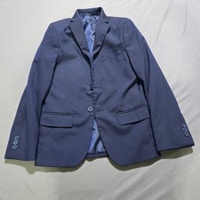 Stafford Boys Navy Blue Suit Jacket Blazer 12 School Formal regular fit