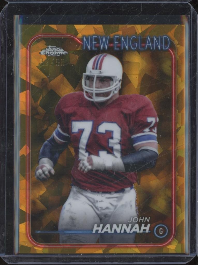 2024 Topps Chrome Sapphire JOHN HANNAH Gold Refractor /50 JF1