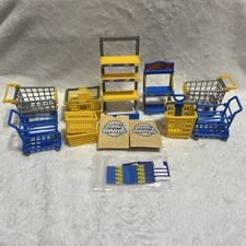 ZURU MINI BRANDS MIXED LOT CARTS, BASKETS, Bags & SHELVES Stickers 14 Pcs
