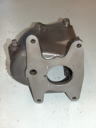 1962 Chevy Borg Warner T10 4 Speed Transmission Cast Iron Main Case T10-1B W-1 - Foto 4 di 16