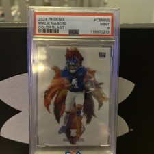 2024 Panini Phoenix - Color Blast Malik Nabers #CB-3 (RC)