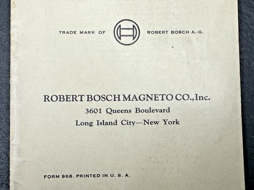 1928 ROBERT BOSCHE MAGNETO CO CATALOG WITH PRICES FP394 - Picture 4 of 10