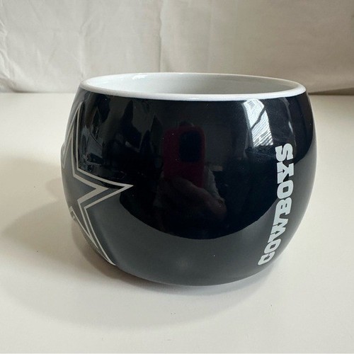 NFL Dallas Cowboys 14oz Stack Relief Mug Navy Blue w/Cowboy Star - Picture 5 of 5