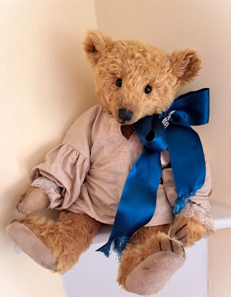 Magnificent Bastian! L/E One of one Daniela Melse cinnamon mohair large bear 21" - Image 4 of 4