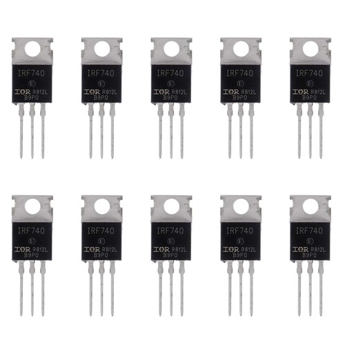 10PCS IRF740 "IR" Power MOSFET Transistor N-Channel 10A 400V IRF740PBF - Picture 4 of 4