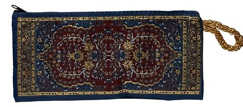 Türkischer ethnischer Kelim Teppich Teppich Etui - Federmäppchen / Kosmetiktasche / Münzbörse - Bild 1 von 2