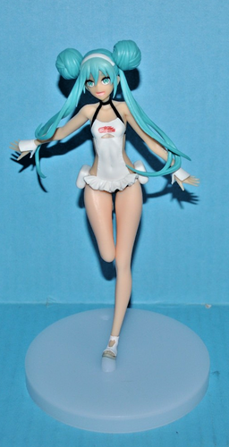 Hatsune Miku Racing Miku 2022 Tropical Maid Ver. Figure Banpresto Loose - Picture 1 of 7