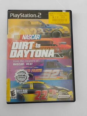 #ad NASCAR Dirt to Daytona PlayStation 2 PS2 Game CIB $14.98