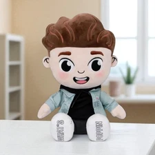 Caylus Plush Toy, 25cm Cute Cartoon Figure Doll, Soft YouTuber Inspired Plush