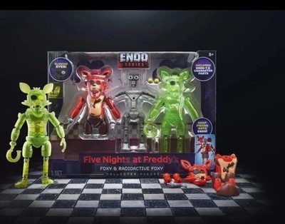 Five Nights at Freddy s Endo-01 Classic Foxy and Radioactive Foxy - IN HAND
