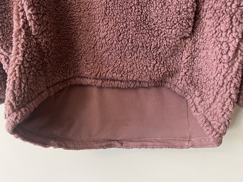 Lululemon Warmth Restore Long Pullover Fleece Smoky Topaz Women’s 4 Sherpa - Picture 3 of 10