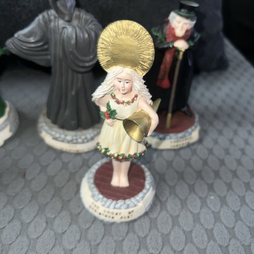 6 Novelino A Christmas Carol Figuren Vergangenheit Gegenwart Zukunft Marley Tiny Tim - Bild 2 von 8
