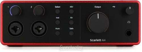 Focusrite Scarlett 4i4 4th Gen USB Audio Interface - Picture 5 of 7