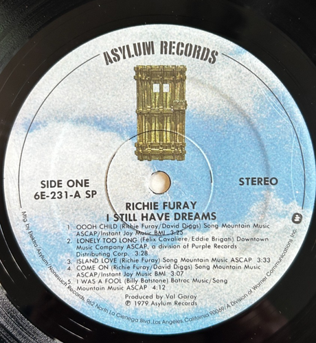 Richie Furay - I Still Have Dreams - OG 1979 Asylum Stereo LP - Poco - VG+ - Bild 3 von 5