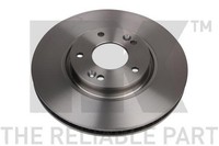 2X Bremsscheibe Nk 203433 FüR Fd Hyundai Gd Cee Fs Pro Veloster Kia Jd I30 Van 2