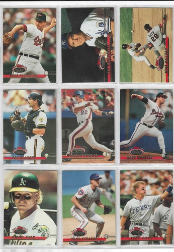 1993 Stadium Club Baseball Cards #1 - #744 (You pick to complete your set) - Picture 170 of 457