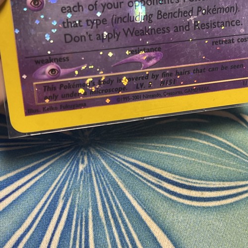 Pokémon Mew 01/18 Southern Islands Reverse Holo SWIRL - Picture 5 of 16