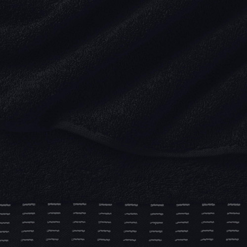 Cotton 2 Pack Oversized Bath Towel Set 28x55 inches, Large Towels, Black - Picture 2 of 8