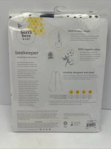 Burt's Bees Baby - Manta Usable Apicultor, Brillante, Grande | NUEVA Medianoche - Imagen 3 de 7