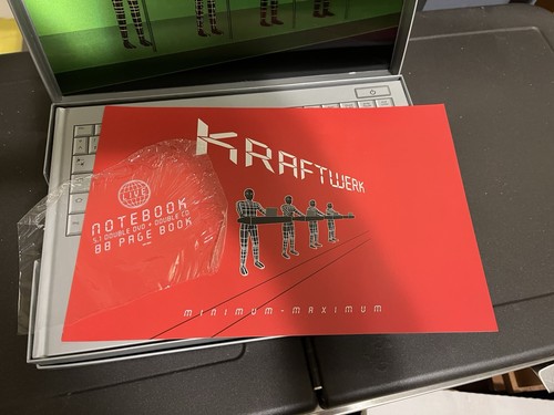 KRAFTWERK - MINIMUM MAXIMUM - 2005 Notebook Box Set 5.1 2CD/2DVD, LIMITED Deluxe - Picture 4 of 21