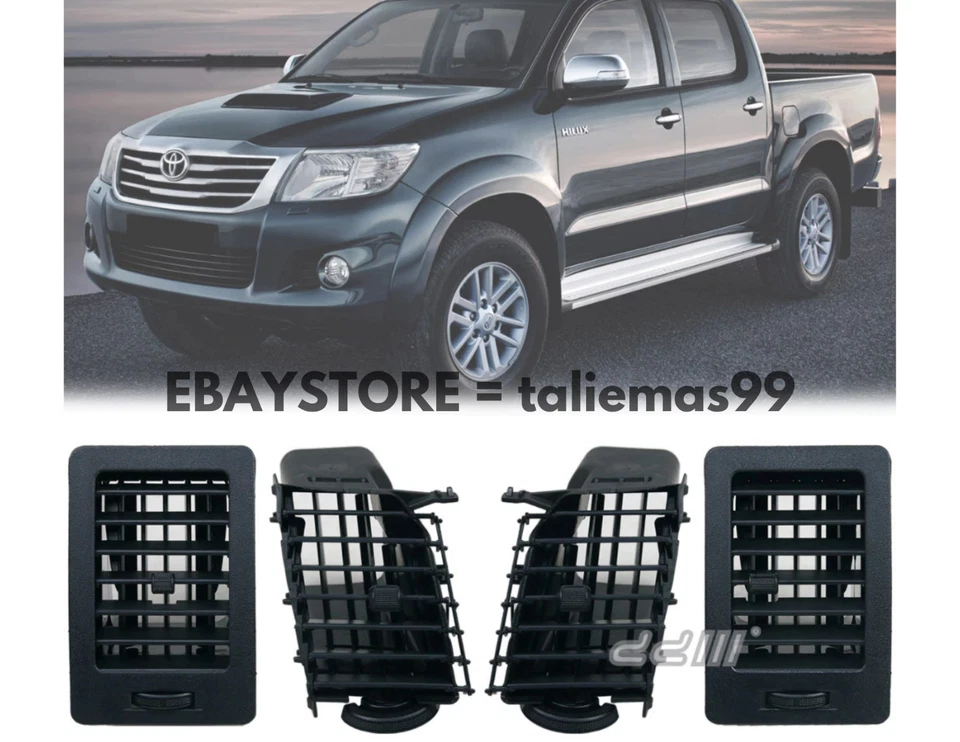 Salida de ventilación de aire acondicionado apta para Toyota Hilux VIGO mk6 mk7 2005-2012 Foto 2 de 4