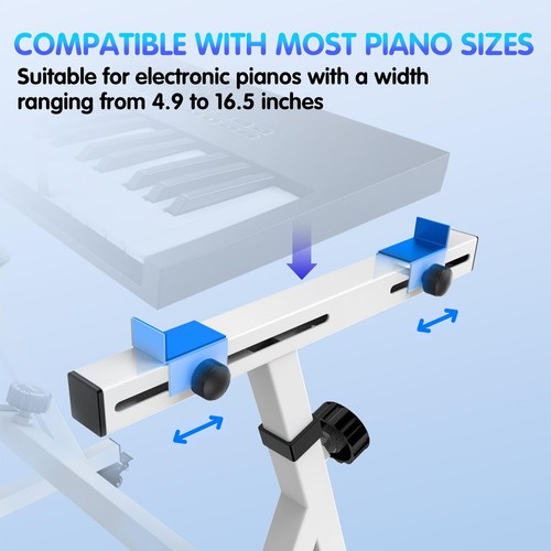 Universal Z-style Heavy-Duty Piano Keyboard Stand - Adjustable and Portable f... - Picture 3 of 9