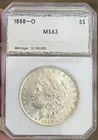 RARE! 1888 O Morgan Silver Dollar ~ PCI GRADED MS ~ UNCIRCULATED ~ 90% Silver $1