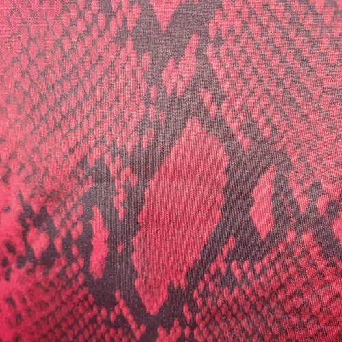 XOXO Y2K Bodycon Dress Womens M Red Vintage Snakeskin Whimsigoth Vampy Mob Wife - Picture 7 of 16