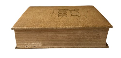 Vintage Oversized Holy Bible Large Print Bible KJV Southwestern Off-Whitw 1966 - Picture 6 of 16