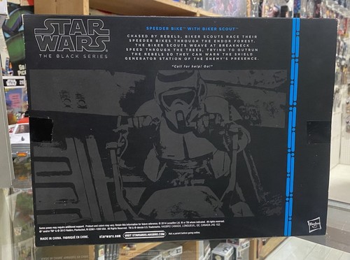 Star Wars Black Series Speeder Bike With Biker Scout Hasbro Return Of The Jedi - Picture 2 of 2