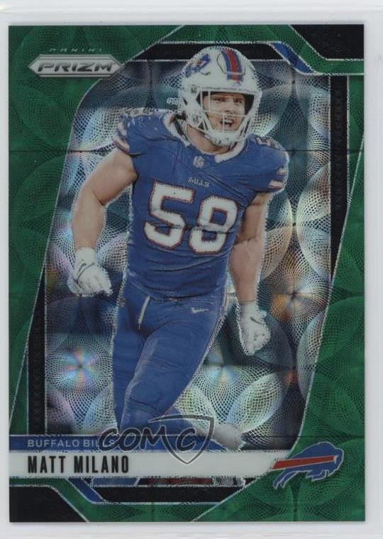 2024 Panini Prizm Green Scope Prizm /75 Matt Milano #33