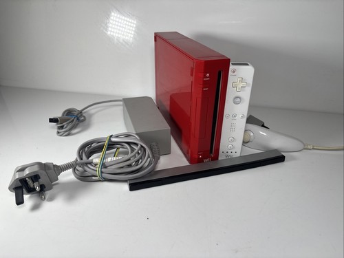 Nintendo Wii Consola Rojo 25th Aniversario Limitada Edición - Set Completo Up -