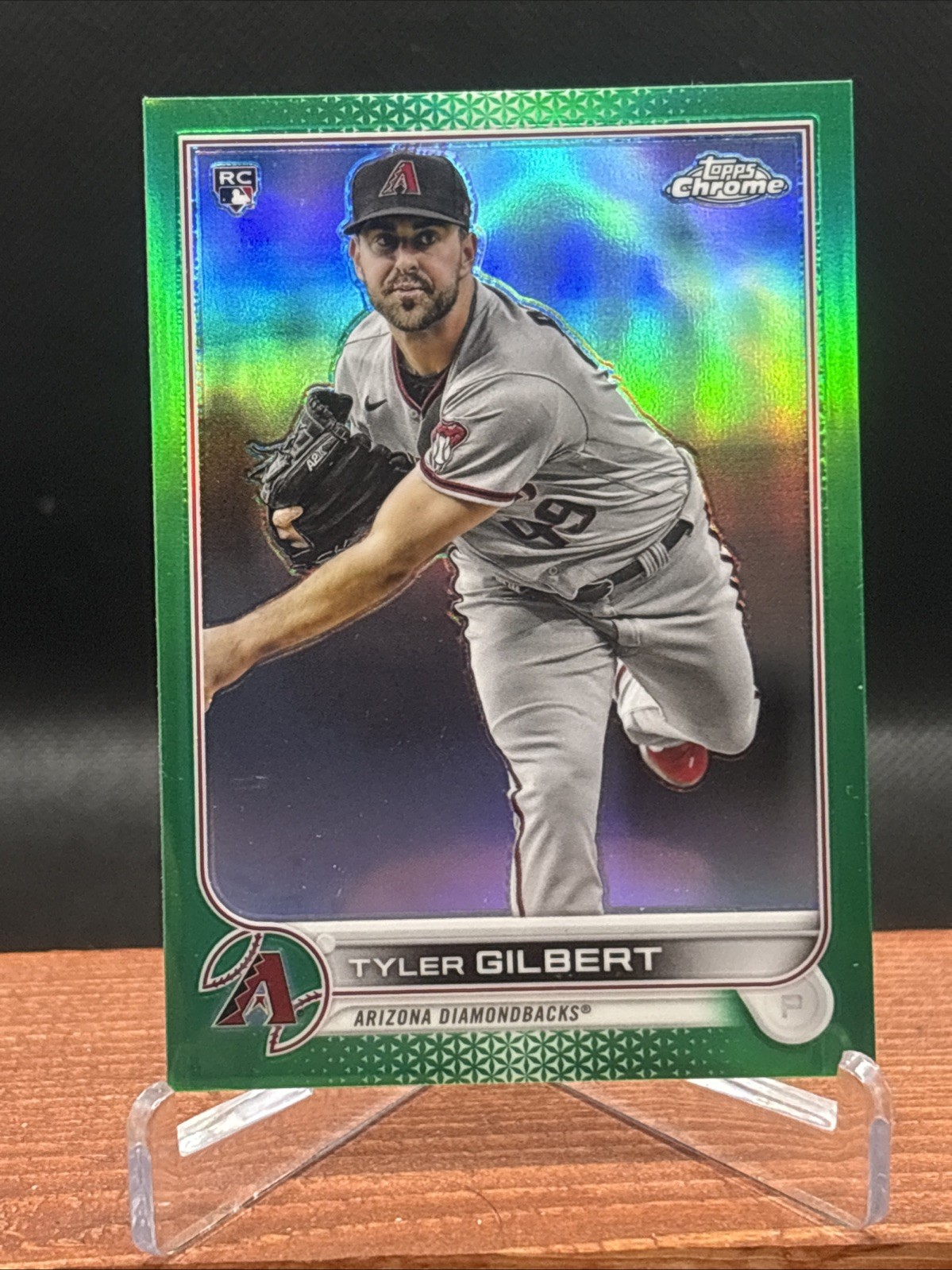 2022 Topps Chrome - Tyler Gilbert #65 Green Refractor /99 (RC)
