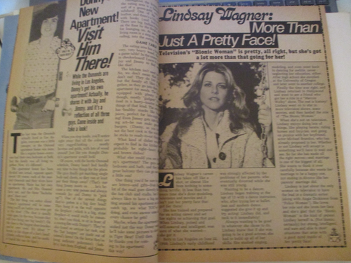 Bay City Rollers, Donny Osmond, Lindsay Wagner - Tiger Beat Magazine 1976 - Foto 4 di 9