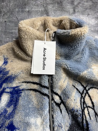 Acne Studios Teddy Jacquard Jacket - Size 50 - NEW! - Picture 6 of 11