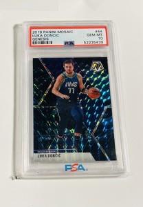 Luka Doncic 2019 Panini Mosaic 44 PSA 10 GENESIS PRIZM