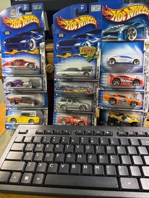 Hot Wheels Blue Card Lot Of 12 Cars Starting Bid At 50 Cents Each!