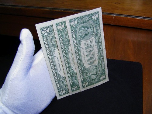 Lot of 3 U. S. One Dollar $1 FR Notes Very Low Serial Numbers 4 ZEROS LOOK - Picture 23 of 24
