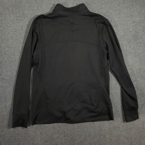 Chaqueta Footjoy Cremallera Completa Mujer Mediana Negra Panel Bolsillo Cuello Simulado Texas Elastizada - Imagen 8 de 11