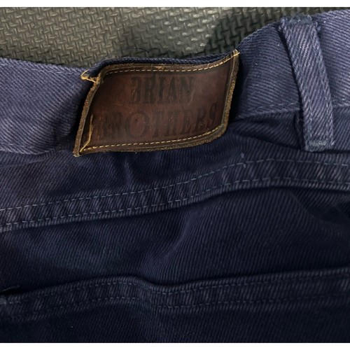 Brian Brothers Herren Shorts dunkelblau Stickerei Gr. 36 90er Sommer Urlaub Freizeit - Bild 3 von 7