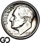 1952 Mercury Dime PROOF, Nice Color