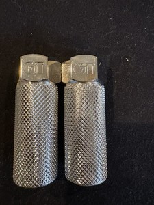 GT BUBBLE FONT SHORTY PEGS OG OLD SCHOOL RESTORED POLISHED BMX FREESTYLE 26t