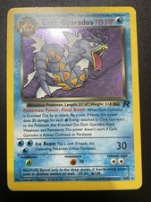 Pokémon TCG Dark Gyarados Holo Rare Card 8/82 Team Rocket