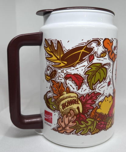 1996 Whirley Walt Disney World Fall Travel Coca Cola Mug Cup Pooh & Tigger - Picture 9 of 20