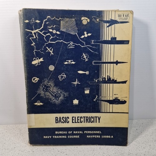 Basic Electricity Navy Training Course  NAVPERS 10086-A Bureau Of Naval Personne - Bild 1 von 15