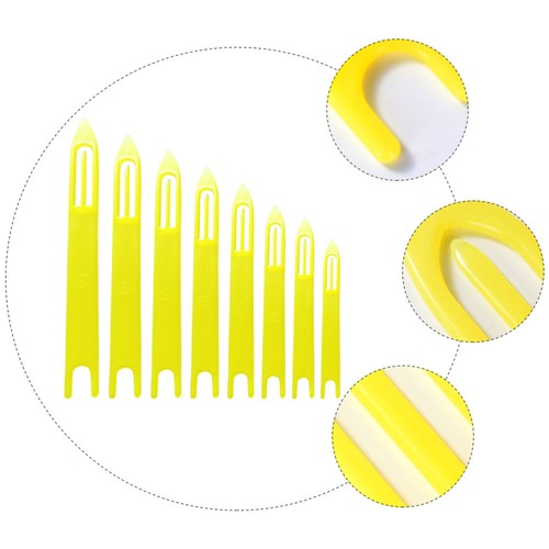 8PCS Navette a Rete Portatile Tessitura Strumento di Riparazione Rete da Pesca Kit di Riparazione - Foto 10 di 12